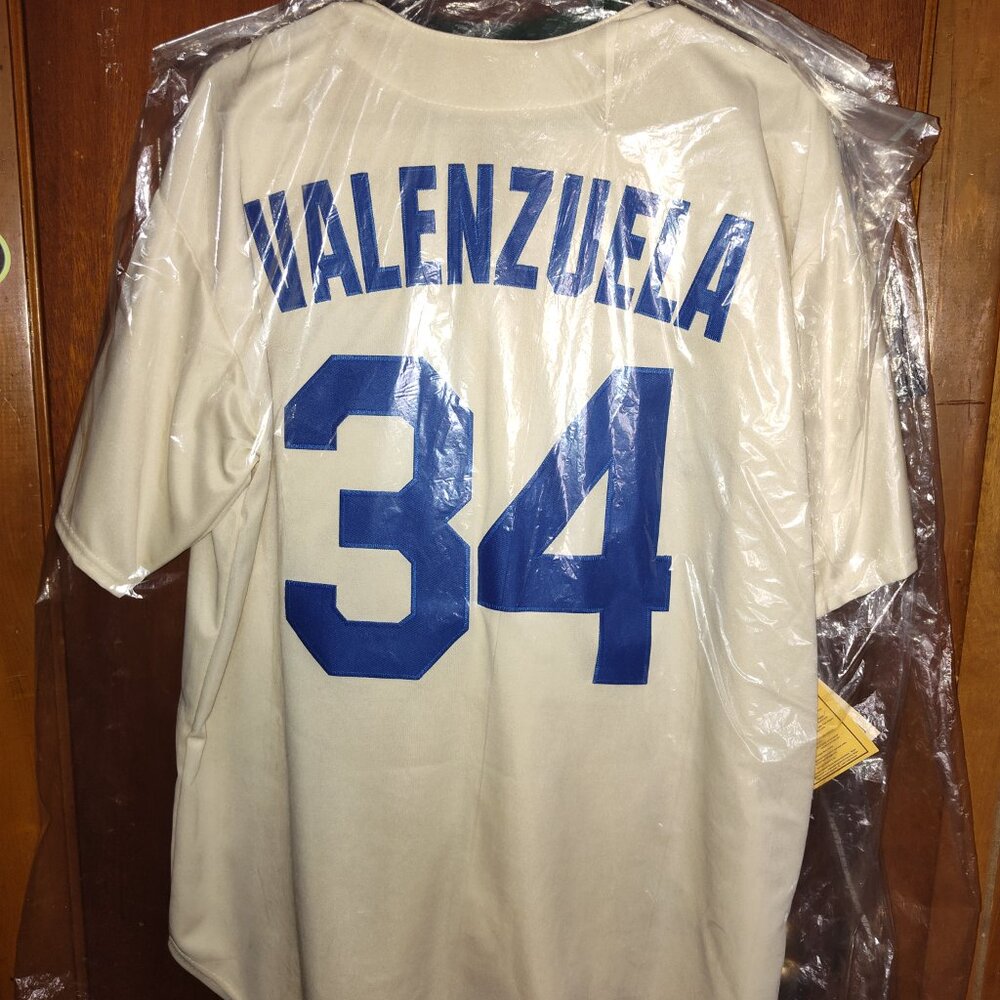 #34 Fernando Valenzuela old classic jersey,brand new unused(Xl)(2) Pro Jersey